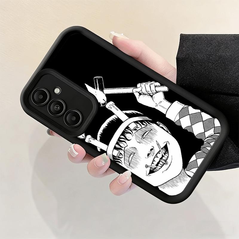 Чехол для телефона для Samsung Galaxy A17 A16 A15 A14 A13 Японский Хоррор Аниме A56 A36 A26 A55 A35 A25 A54 A34 A24 A53 A33 A23 A07 A06