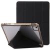 For iPad Air 13 (2025)/(2024) Cover PU Leather Origami Stand Clear Tablet Shell