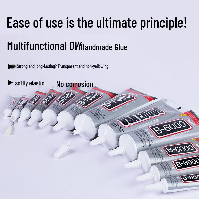B6000 Multi-Spec DIY Jewelry & Nail Art Rhinestone Adhesive - Strong Universal Glue
