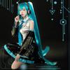 [Milky Time] Hatsune Miku Cosplay Halloween VOCALOID Original Costume with Wig (Outfit, Size L)