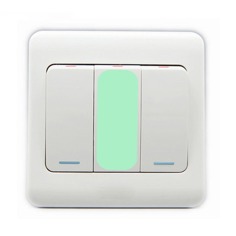 Recycle Decorative Waterproof Bedroom Decor Home Vinyl Button Decal Luminous Switch Stickers