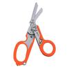 Multi Functional Scissors First Aid Expert Tactical Folding Scissors Outdoor Survival Tool Combination Broken Window Cutting Rope Emergency Retraction