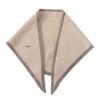 Women's 100% Pure Cashmere Triangle Scarf: Stylish and Warm Perforated Neck Gaiter for Autumn/Winter