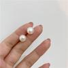 Natural Freshwater Pearl Geometric Retro Earrings for Women - Simple, Versatile, Mini Accessories
