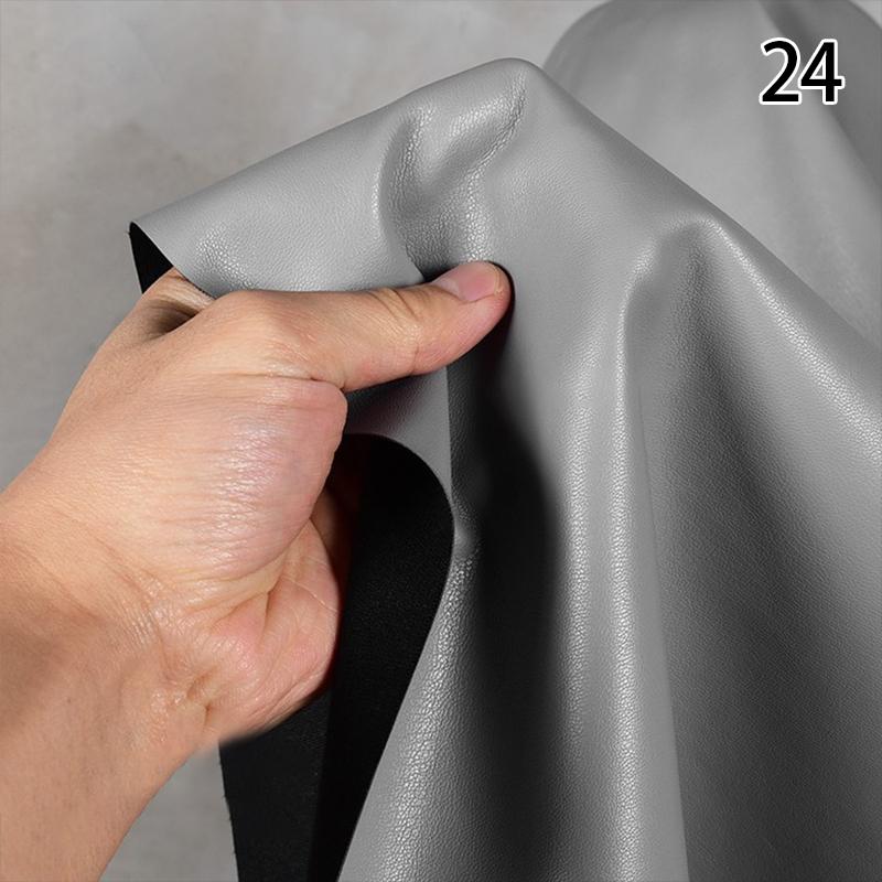 50*140m Matte Faux Leather Fabric Stretch Imitation Sheepskin Soft PU Fabric DIY Sewing Motorcycle Jacket Clothes Material