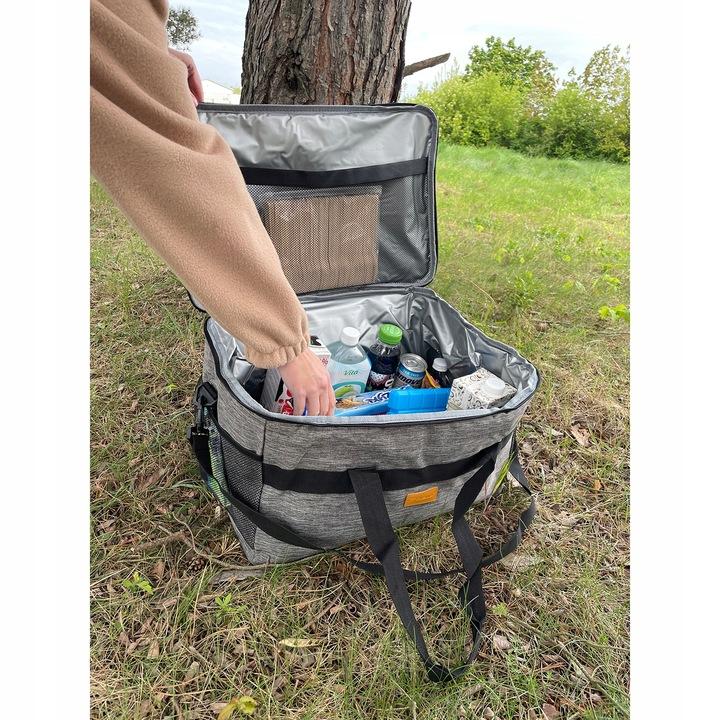 Wielka Torba Termiczna Na Plażę I Piknik 40L Xxl