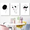 Triptych Picture Minimalist Abstract Line Art Prints Canvas Painting for The Home Fashion Woman Face Wall Posters No Frame