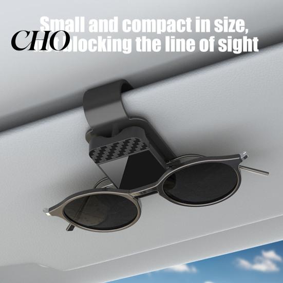 Soft Rubber Glasses Holder Car Sunglasses Clip for Visor Magnetic Eyeglass with Stylish Padding Scratch-Free Vehicle Scratch Proof