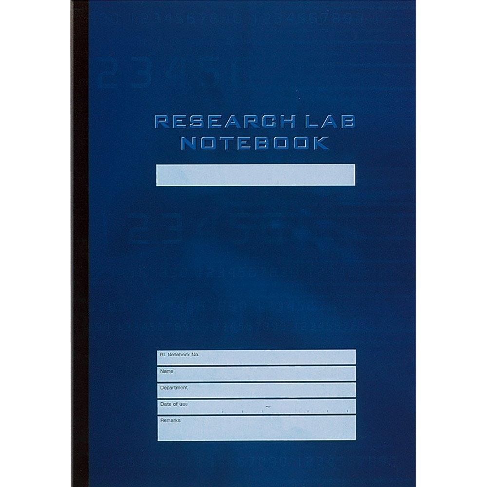 KOKUYO No-LB208S Research Lab Notebook A4 5mm Grid Lined, 80 Sheets with Signature Space