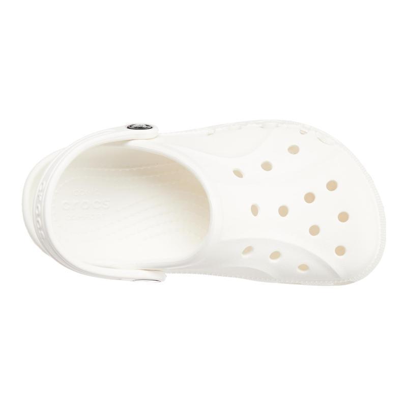 Crocs Baya Clog Удобные и Универсальные Сандалии Баотоу Пляжные Нескользящие и Износостойкие Белые Детские