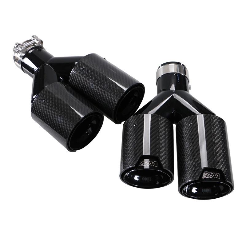 BMW Двойной карбоновый глушитель выхлопной трубы 63 мм