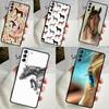 Horse Pony Pattern Case For Samsung Galaxy S22 S23 S24 Ultra Note 20 10 S8 S9 S10 Plus S21 S20 FE Soft Cover