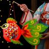Paper Fish Middle Autumn Festival Lantern Handmade Handheld Lantern  Cultural Events