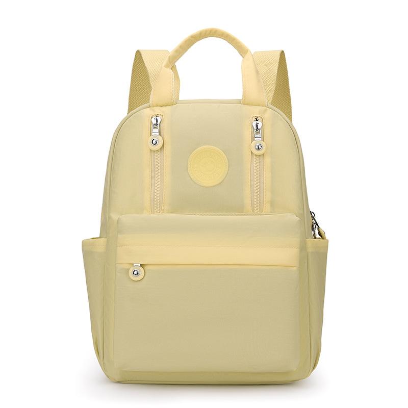 Однотонный женский рюкзак большой вместимости из нейлона