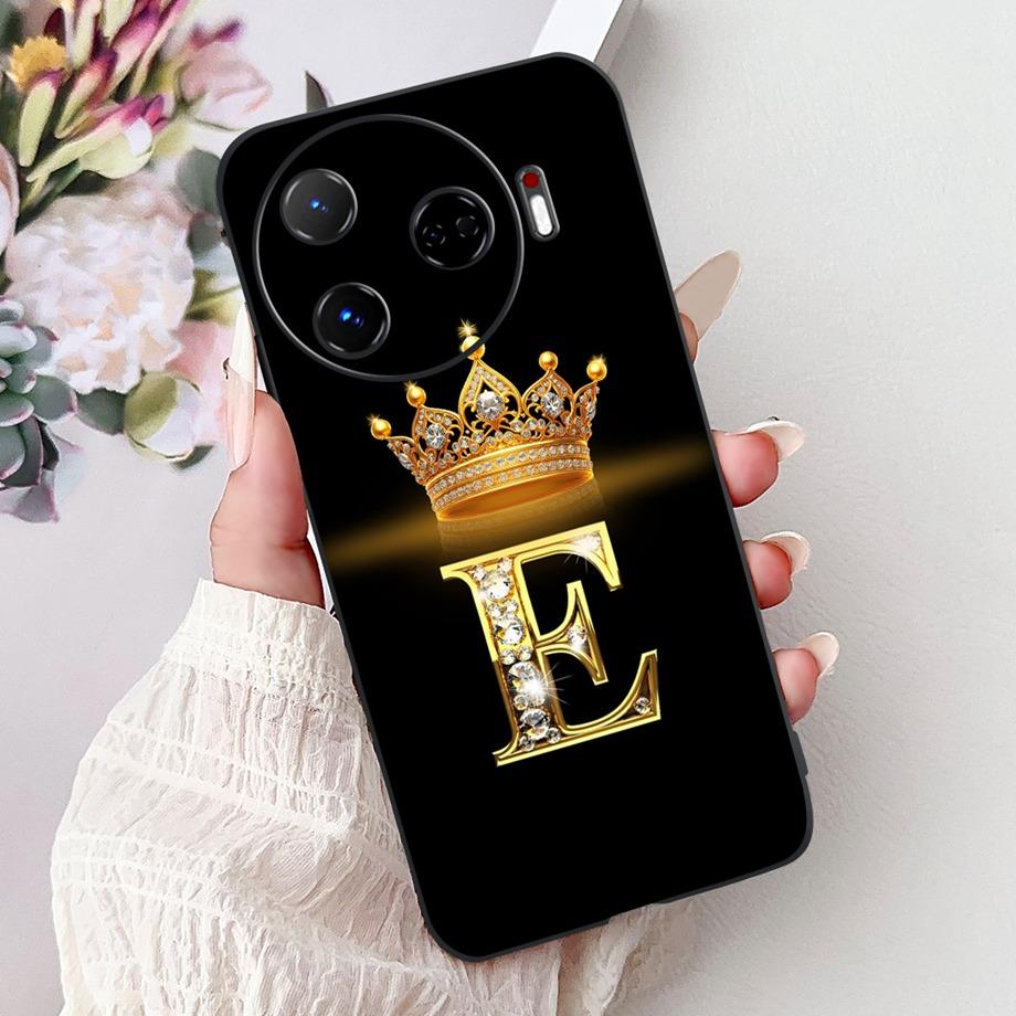 Чехол для телефона Tecno Camon 30 4G 5G 30S Pro 30pro 30 Premier Чехол Мягкий Силикон Funda Матовый ТПУ Capa Узор с инициалами