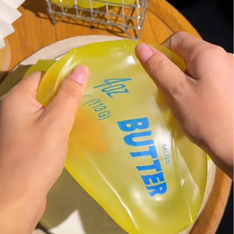 Новая Vaseline Заполняющая Снимающая Стресс Масляная Палочка Сырная Палочка Сжимающая Игрушка Пластиковая Масляная Палочка Мягкая Конфетная Игрушка Игрушка для Снятия Стресса