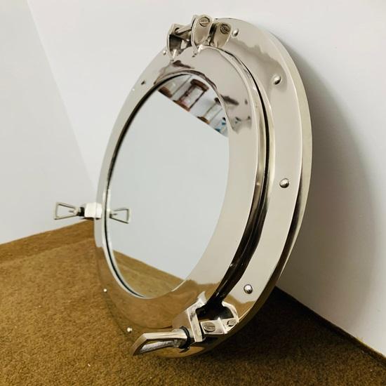 Морской никелированный канал, лодка, иллюминатор-окно, корабль, круглое зеркало, настенный декор