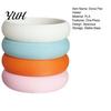 Stacked Ring Pen Cup Rainbow Donut Holder, 3D Printed Desk Organizer, Cute Girly Accessories Pencil for Makeup Brushes, Classroom Office Decor