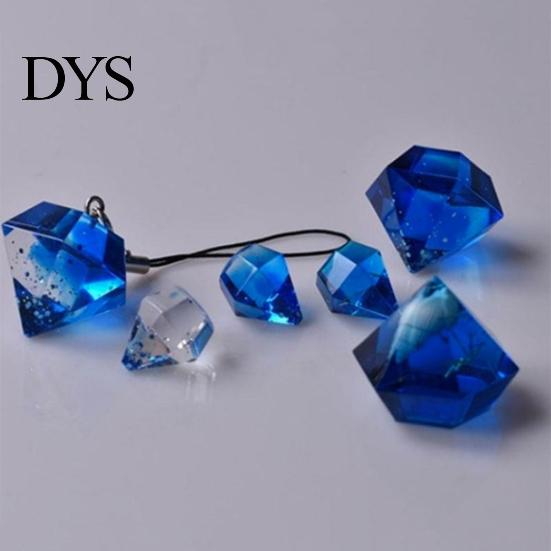 Силиконовая форма ромбовидной формы для изготовления ювелирных изделий DIY, литье из смолы, инструмент для ремесла