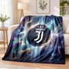 Juventus FC Printed Flannel Blanket Warm Comfort Bed Throw For Indoor Home Decoration