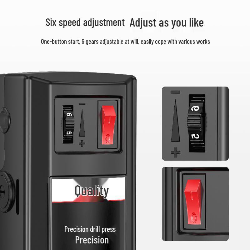 Высокомощный промышленный настольный сверлильный станок 220В: Многофункциональный бытовой дрель