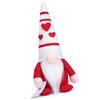 Heart Hat Gnomes Plush Dolls Valentines Day Scandinavian Tomtes Elf Figurine Toy Decoration for Bedroom or Office Desk