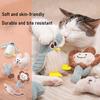 Мультяшный дизайн Игрушки для кошек Вельветовая ткань Крепкий Кошачья мята Погремушка Бумажная игрушка для кошек Мягкий эластичный наполнитель Интерактивная жевательная игрушка для котят и взрослых кошек В помещении