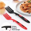 1/2pcs Silicone Flexible Cooking Forks Multifunctional Cooking Spaghetti Forks Kitchen Cooking Baking Stir Mix Serving Utensils