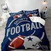 Sports Style Basketball Three-piece Quilt Cover 3D Digital Printing Bedding Set Bed Cover