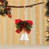 025 Christmas Bell Pendant Christmas Tree Decor Mini Handwoven Pendant