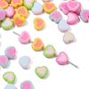 Акриловые двухцветные бусины Love для украшений ручной работы: Браслеты и ожерелья DIY аксессуары