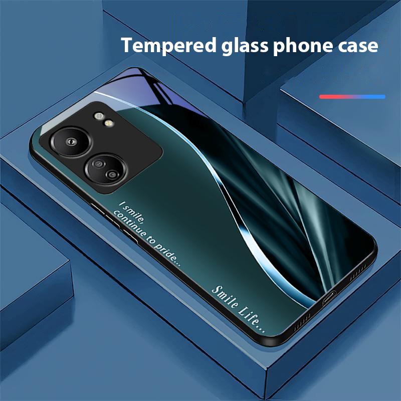 Новый Мягкий Коричнево-Красный Для Xiaomi Redmi 13C Note13 12 Pro Plus 5G Note 9 13T Pro POCO X6 F5 F6 Черный Закаленное Стекло Чехол для Телефона