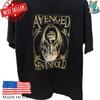 Avenged Sevenfold Повторный выпуск Графическая футболка Город Зла 20-й год Футболка группы Унисекс
