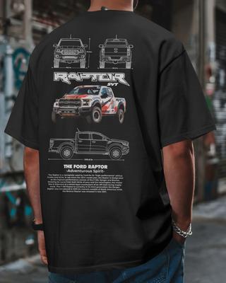 Графическая футболка с фан-артом Ford Raptor • 100% хлопок, унисекс