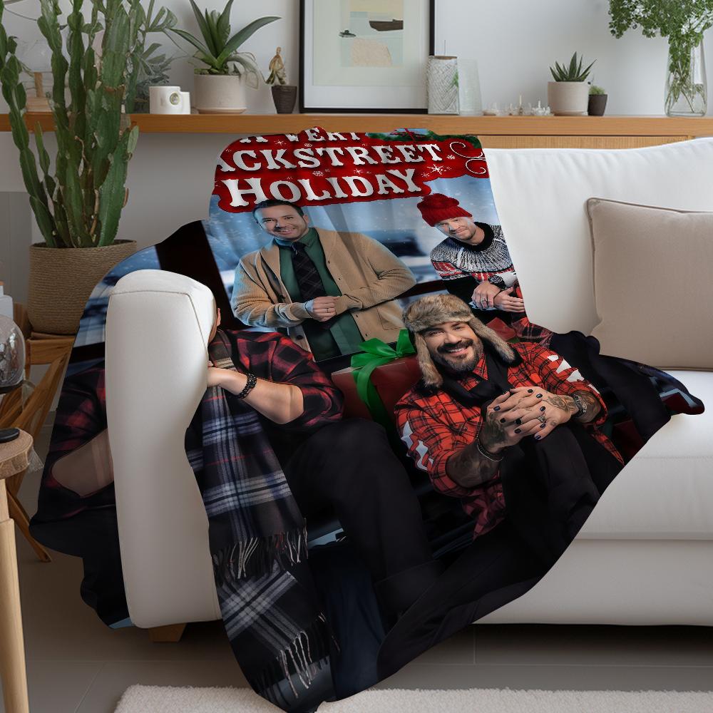 Band B-Backstreet B-Boys Blanket Warm And Soft Suitable For Bedroom Living Room Sofa Bed Office Travel Camping
