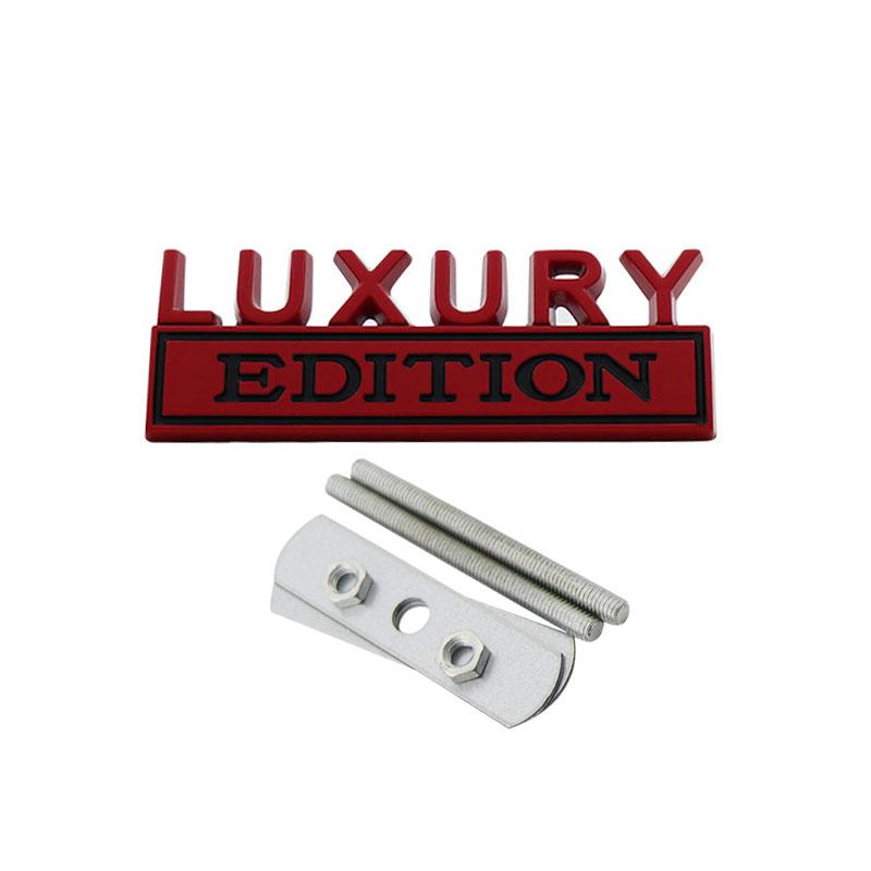 3D Car Styling Luxury Edition car Grille Fender trunk Rear Bonnet Nameplate Decal Emblem Badge Sticker
