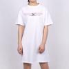 PUMA Short Sleeved Dresses Women's White Crew Neck Moderate Short 599429-02