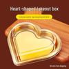 520 Подарок на День святого Валентина в форме сердца и коробка для суши для упаковки и нарезки фруктов