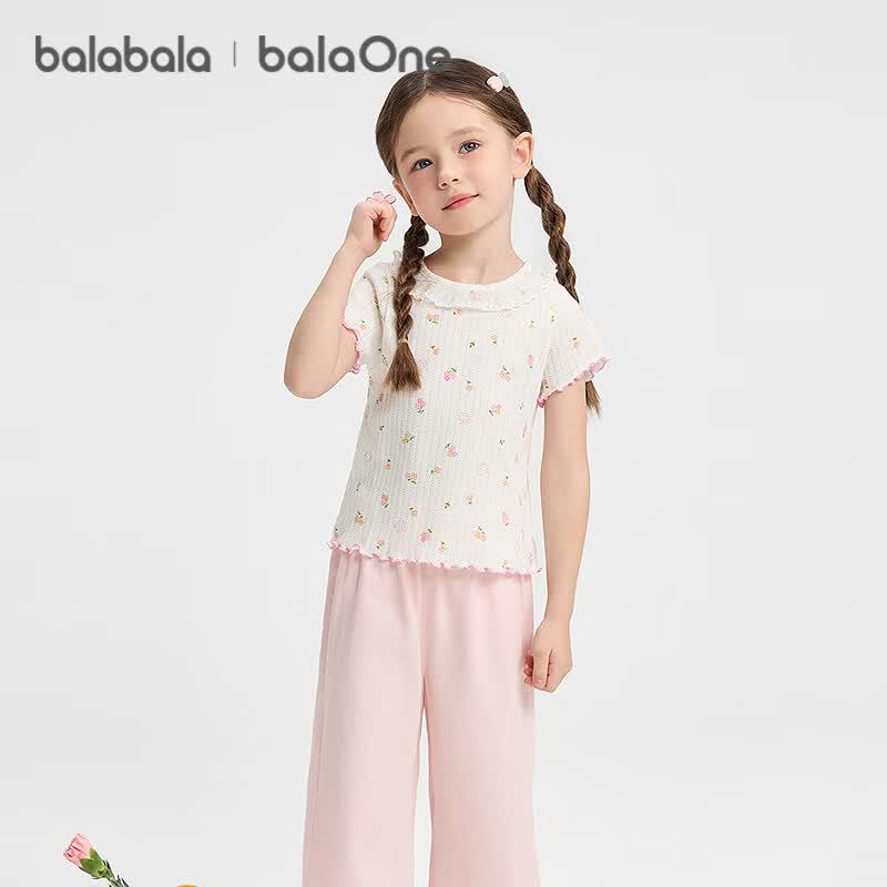 Balabala Baby Girl's Short Sleeve T-Shirt