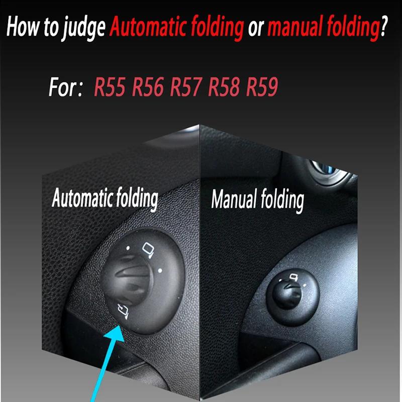 For Mini Countryman Cooper S Clubman Paceman R55 R56 R57 R58 R59 R60 R61 The Black Flag Rear View Mirror Exterior Accessories