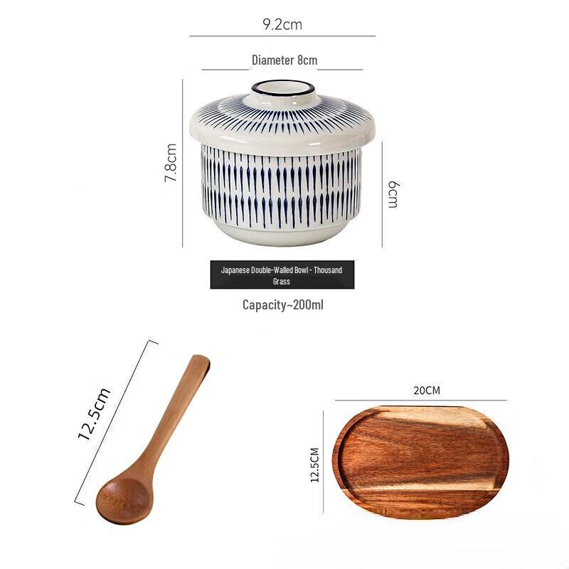 Ceramic Steaming Stew Pot & Soup Bowl Set