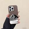 Чехол для телефона с узором «Снежная гора и личи» для iPhone 17 Pro Max Air 16 16e 15 14 13 12 11 Pro Max Plus X XS MAX XR Задняя крышка