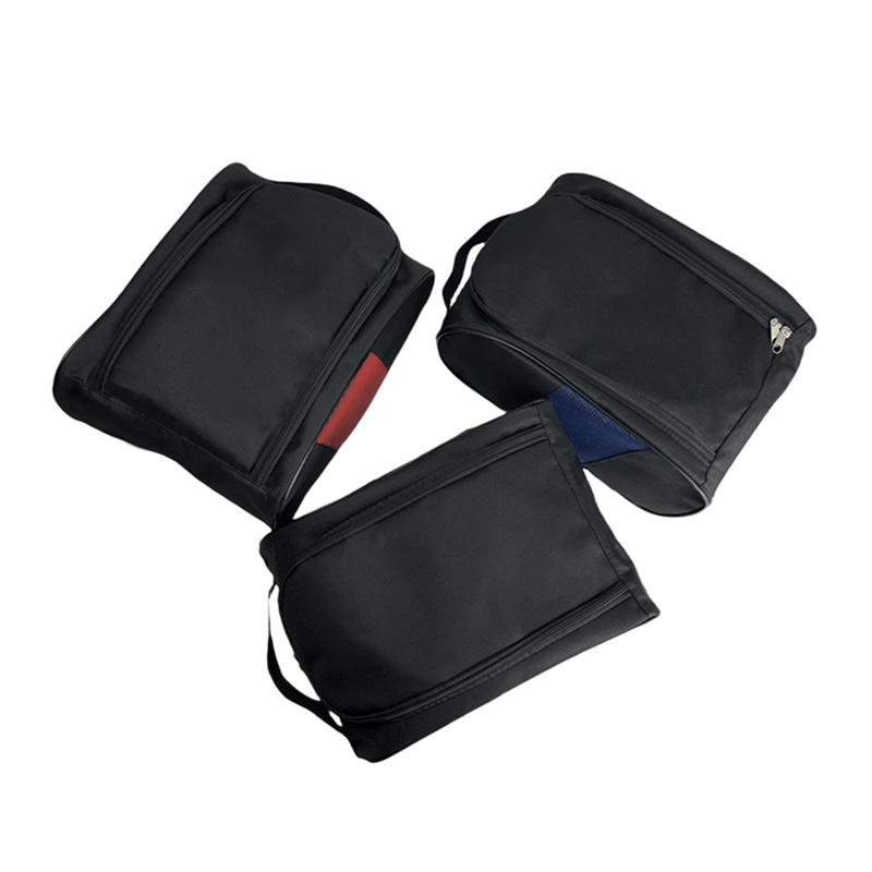 Portable Oxford Cloth Football Boot Bag Breathable Lightweight Golf Shoe Bag with Zipper Dustproof Shoe Carrier Bags Unisex