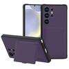 For Samsung Galaxy S25 Ultra Case with Card Holder Hidden Mirror PC+TPU Kickstand Phone Cover