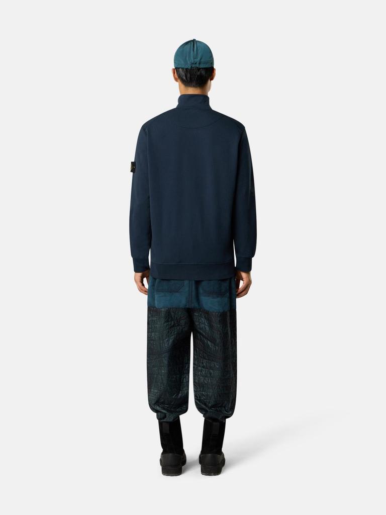 Толстовка на молнии с воротником-стойкой Cross Classic Stone из плотного флиса