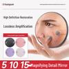 Portable 5x/10x HD Beauty Makeup Mirror with Suction Cup