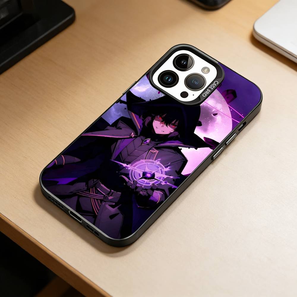 E- Eminence in Shadow Anime Phone Case For iPhone 17,16,15,14,13,12,11 Plus,Pro Max,XS,Colorful Silver Phone case Funda Cover