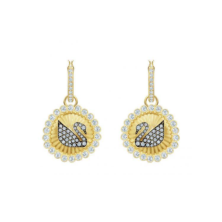 Swarovski Little Swan Vintage Crystal Earrings Women earrings Gold 5489216