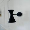 22.86 Cm Mid Century Modern Brass Wall Sconce Handcrafted Light Fixture Home Decor