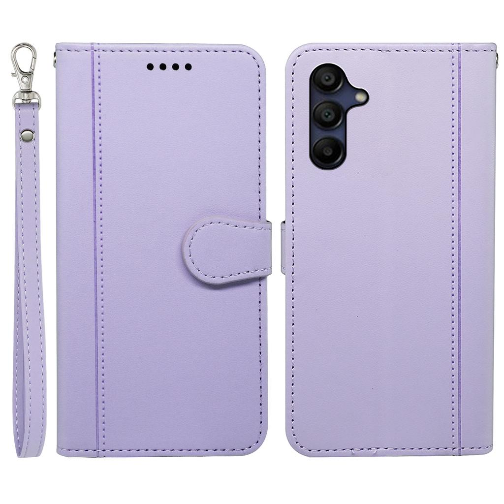 For Samsung Galaxy A36 5G/A56 5G Wallet Case Magnetic Snap Leather Phone Cover with Strap